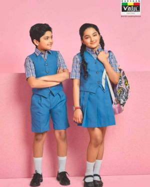 Royal Blue School Uniform For Girl/Boys