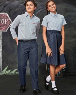 Blue School Uniform For Girl/Boys