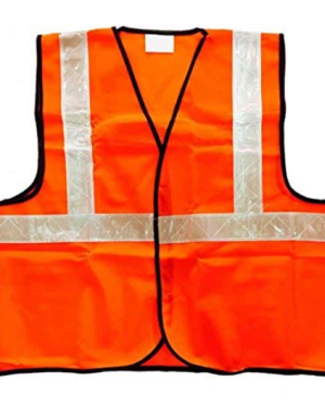 Orange refective safety jacket